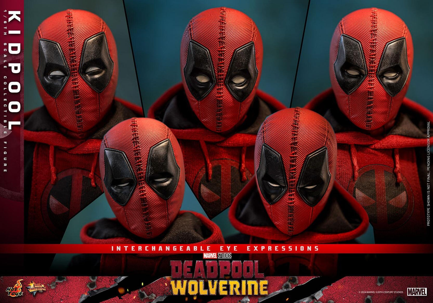 Kidpool - Marvel Deadpool & Wolverine Hot Toys Collectibles 1/6 Scale Action Figure