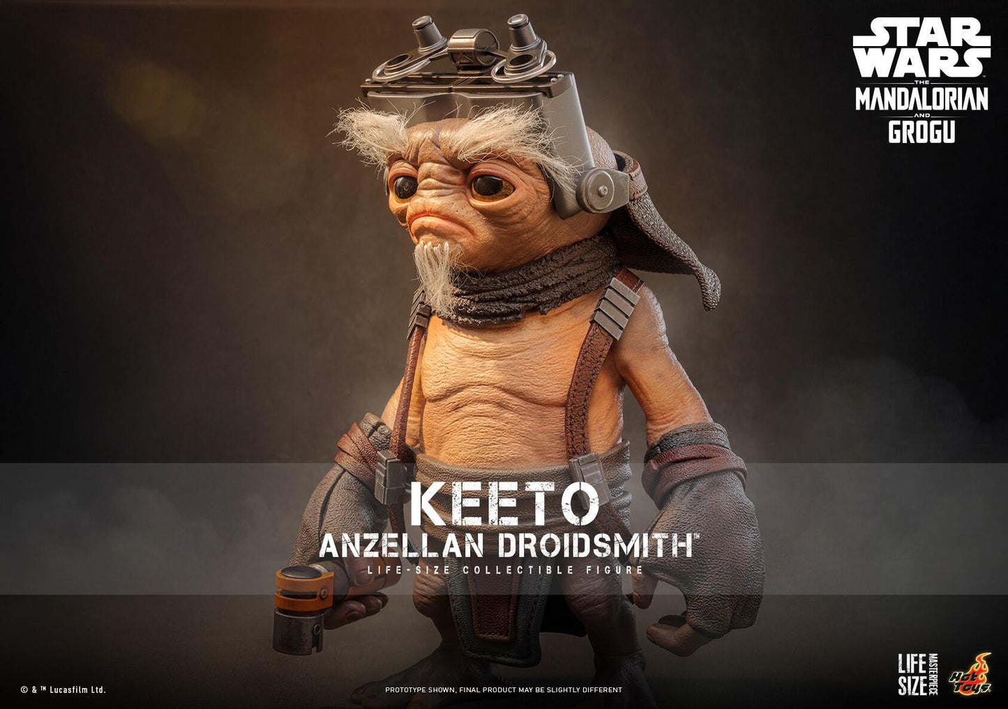 *PRE-ORDER Keeto (Life Size) - Star Wars: The Mandalorian & Grogu Hot Toys Collectibles 1/1 Scale Action Figure