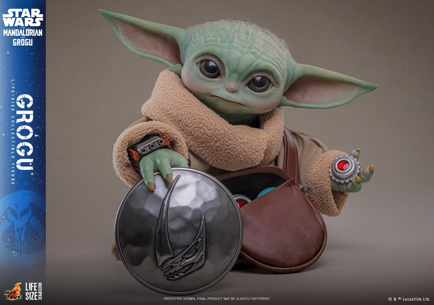 *PRE-ORDER Grogu (Life Size) - Star Wars: The Mandalorian & Grogu Hot Toys Collectibles 1/1 Scale Action Figure