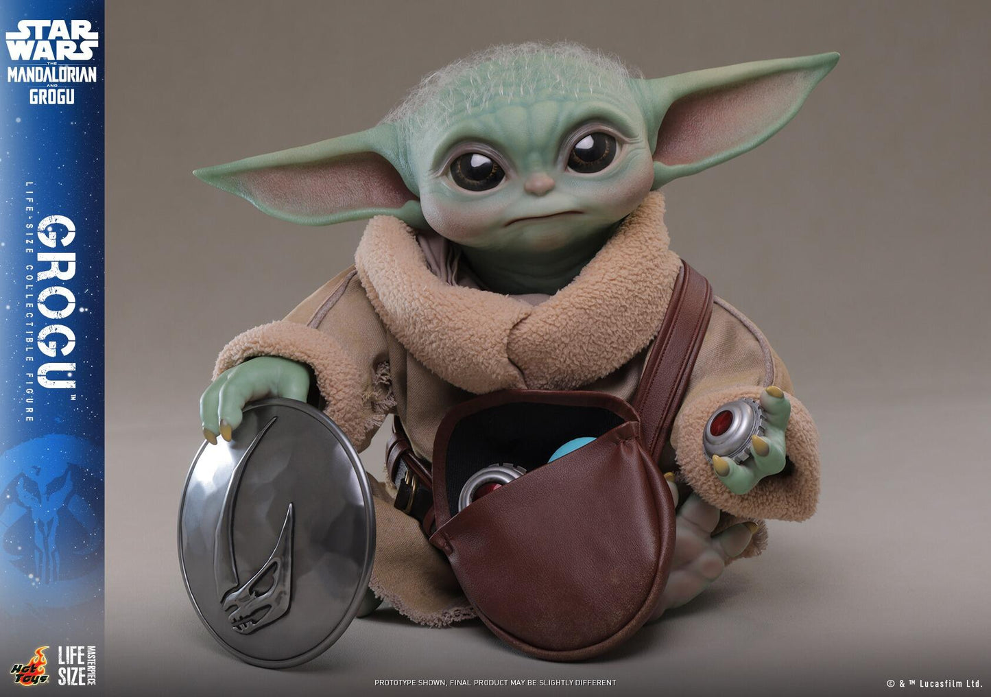 *PRE-ORDER Grogu (Life Size) - Star Wars: The Mandalorian & Grogu Hot Toys Collectibles 1/1 Scale Action Figure