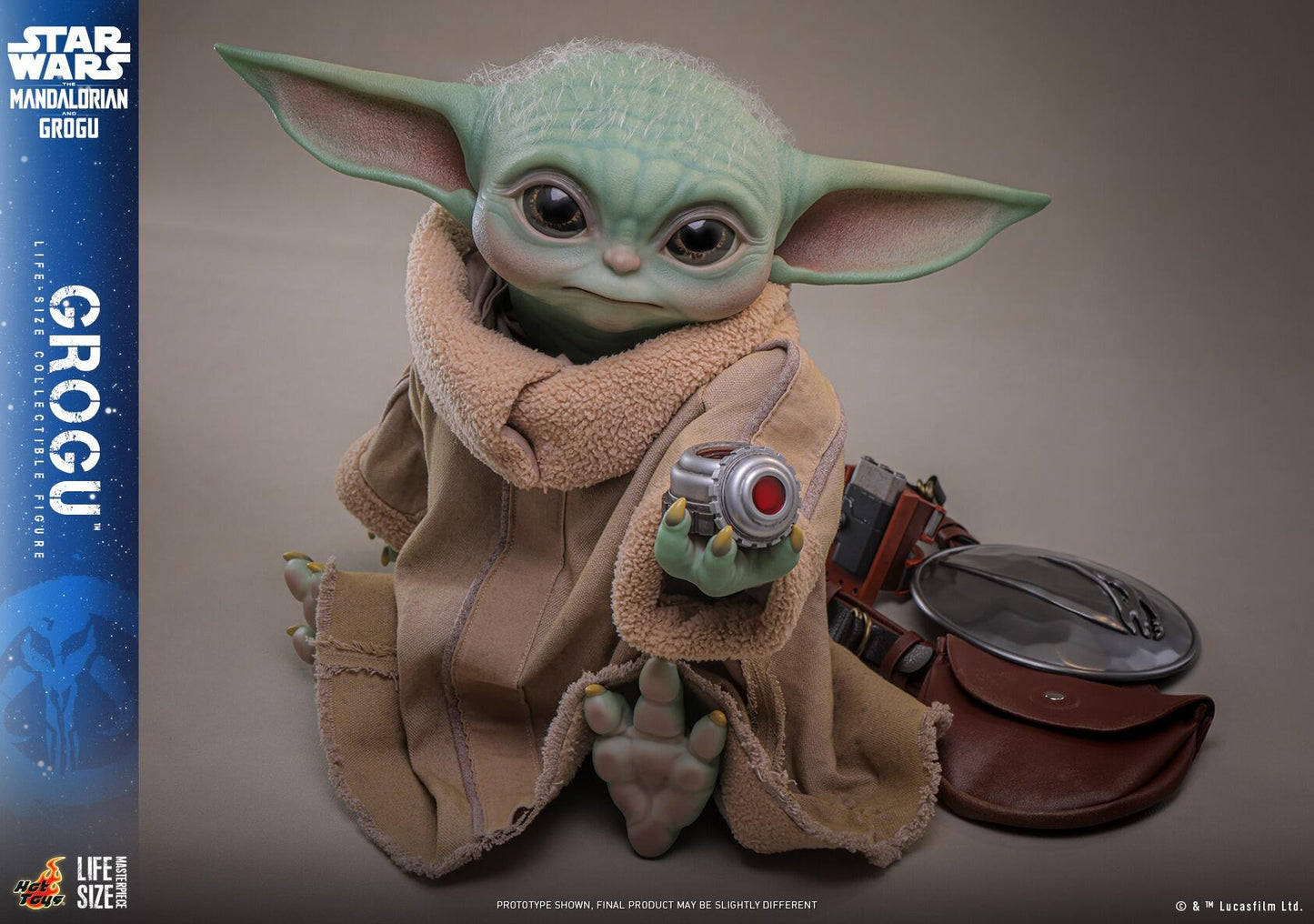 *PRE-ORDER Grogu (Life Size) - Star Wars: The Mandalorian & Grogu Hot Toys Collectibles 1/1 Scale Action Figure