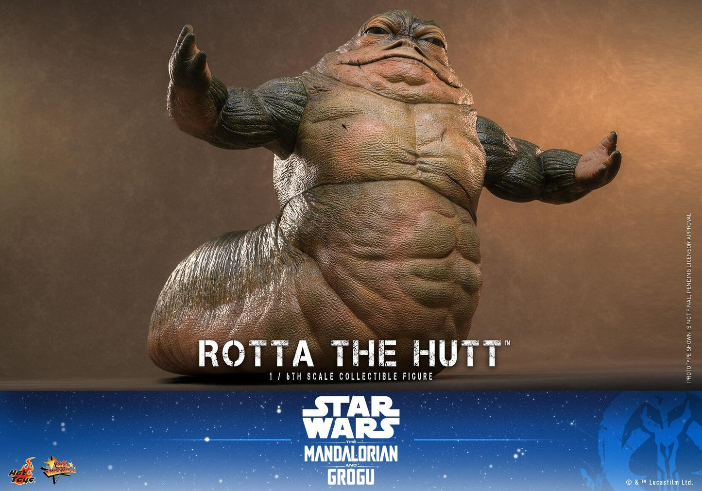 *PRE-ORDER Rotta The Hutt - Star Wars: The Mandalorian & Grogu Hot Toys Collectibles 1/6 Scale Action Figure