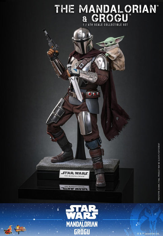 *PRE-ORDER The Mandalorian & Grogu - Star Wars: The Mandalorian & Grogu Hot Toys Collectibles 1/6th Scale Action Figure