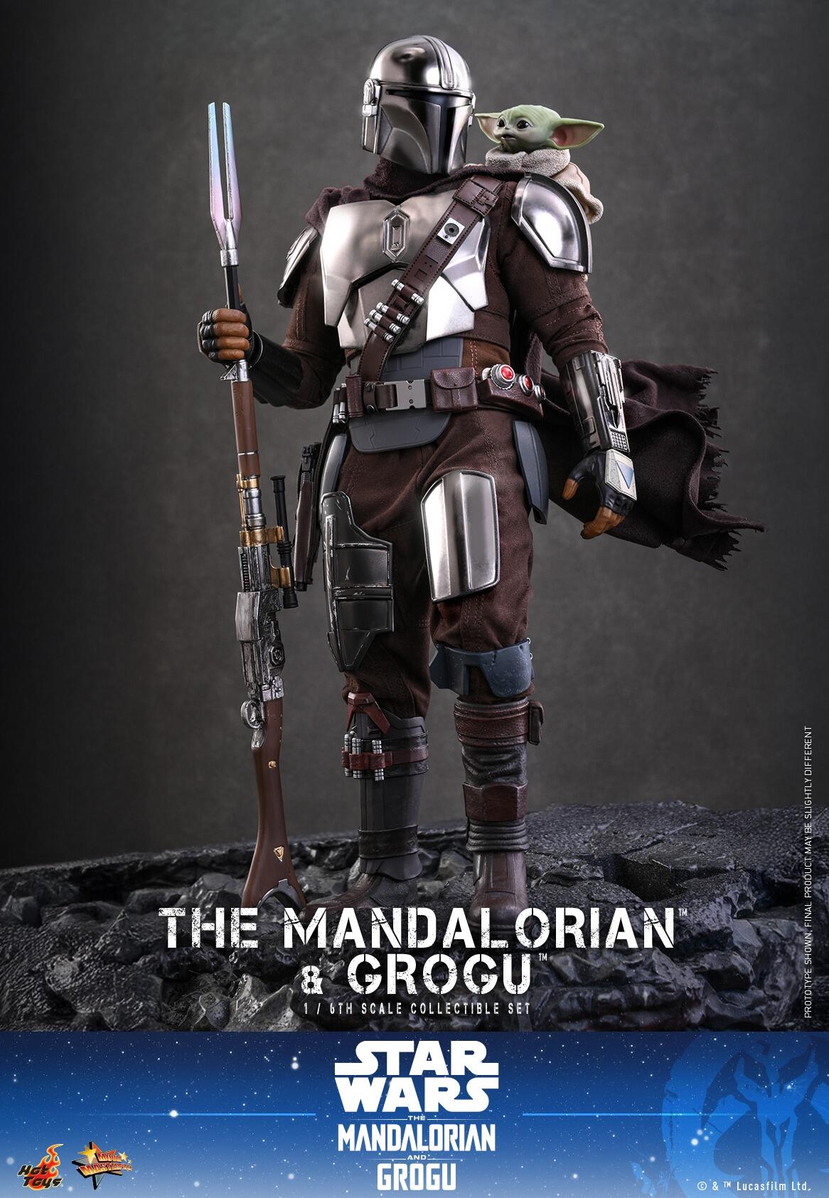 *PRE-ORDER The Mandalorian & Grogu - Star Wars: The Mandalorian & Grogu Hot Toys Collectibles 1/6th Scale Action Figure