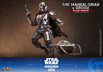 *PRE-ORDER The Mandalorian & Grogu (Deluxe) - Star Wars: The Mandalorian & Grogu Hot Toys Collectibles 1/6th Scale Action Figure