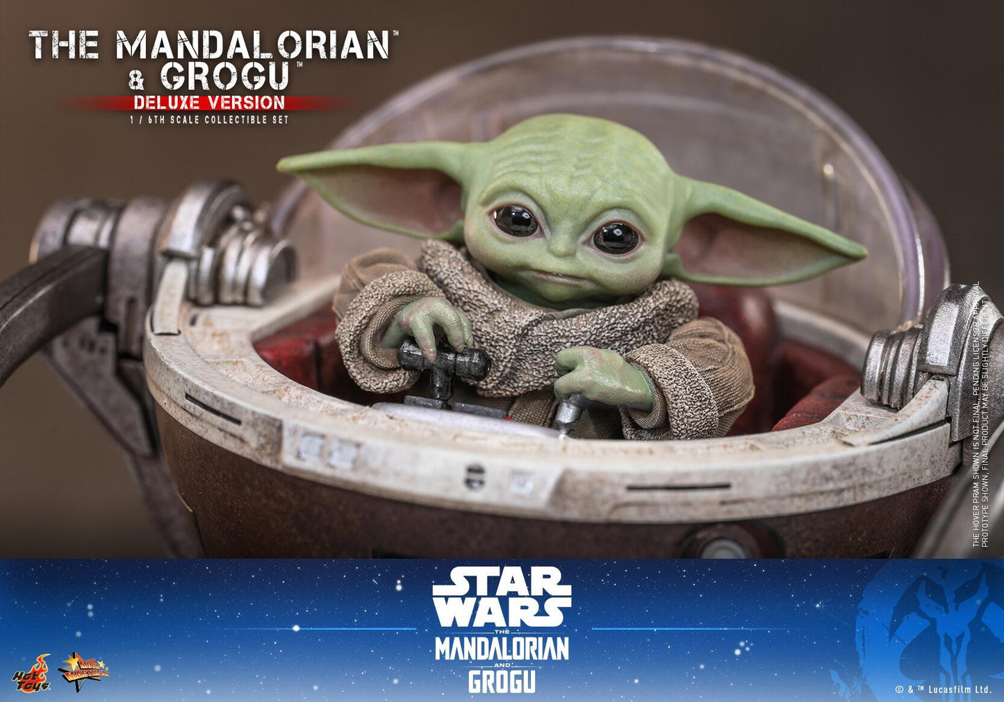 *PRE-ORDER The Mandalorian & Grogu (Deluxe) - Star Wars: The Mandalorian & Grogu Hot Toys Collectibles 1/6th Scale Action Figure