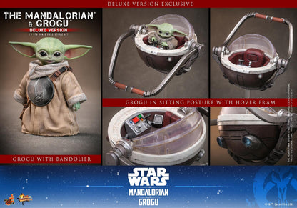 *PRE-ORDER The Mandalorian & Grogu (Deluxe) - Star Wars: The Mandalorian & Grogu Hot Toys Collectibles 1/6th Scale Action Figure