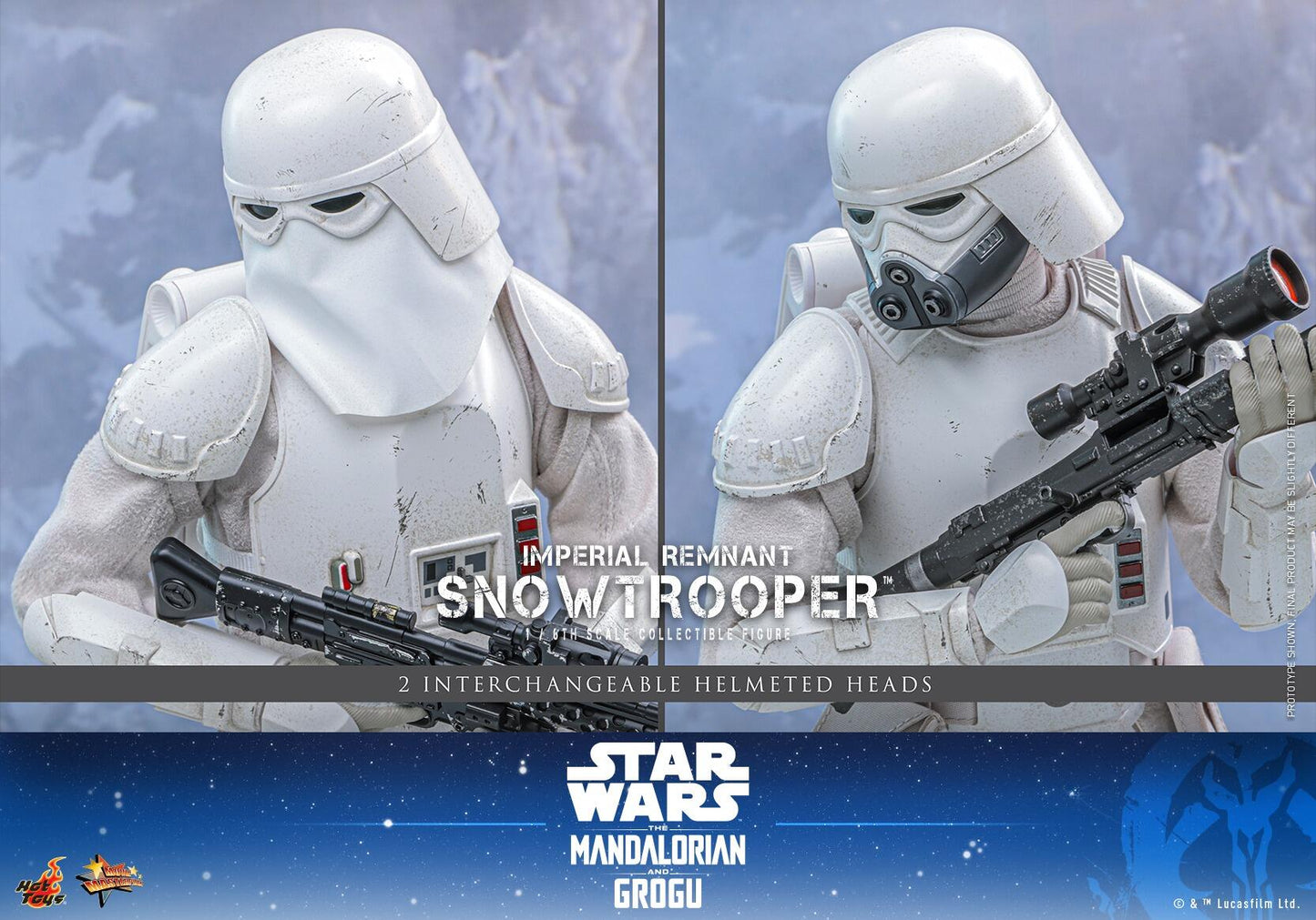 *PRE-ORDER Imperial Remnant Snowtrooper- Star Wars The Mandalorian & Grogu Hot Toys Collectibles 1/6 Scale Action Figure