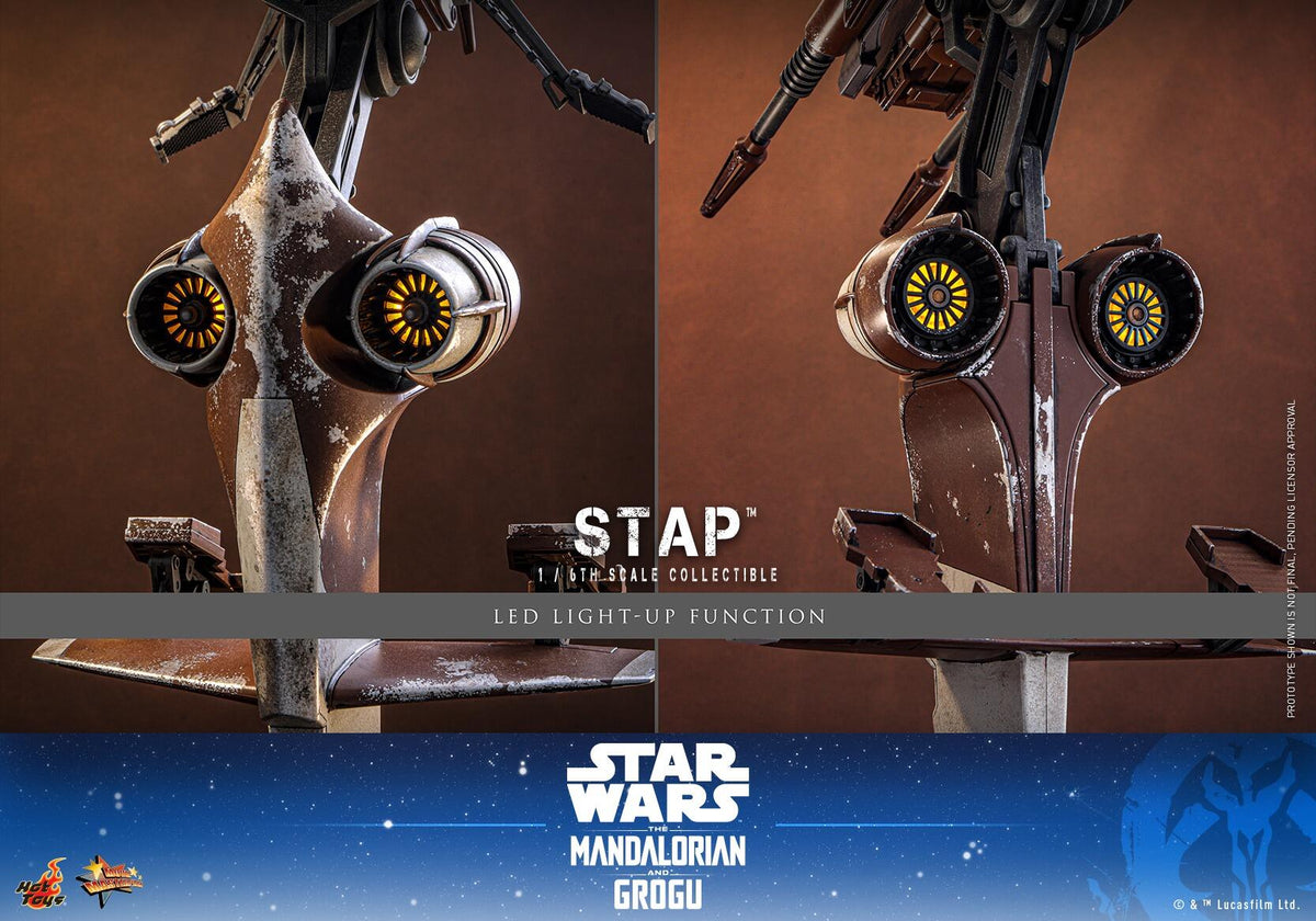 *PRE-ORDER STAP Speeder - Star Wars: The Mandalorian & Grogu Hot Toys Collectibles 1/6 Scale Action Figure