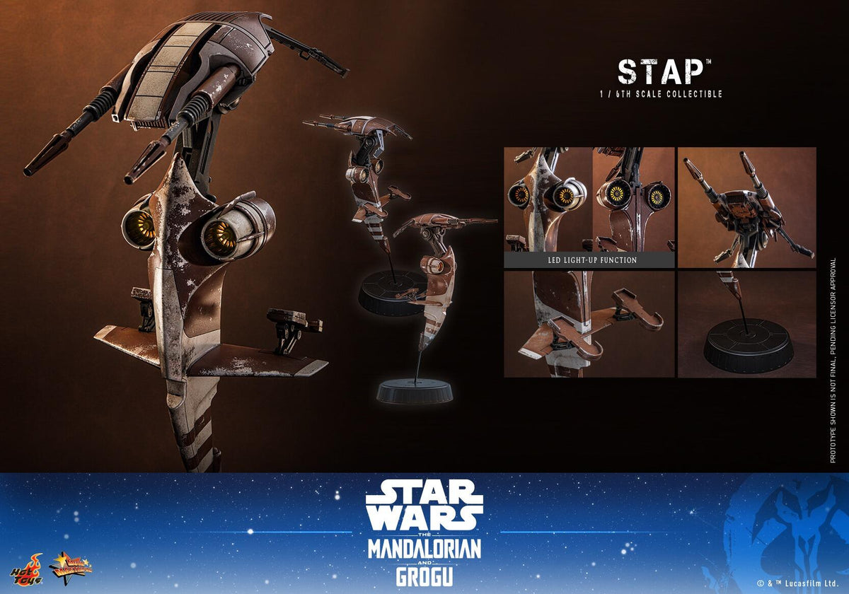 *PRE-ORDER STAP Speeder - Star Wars: The Mandalorian & Grogu Hot Toys Collectibles 1/6 Scale Action Figure