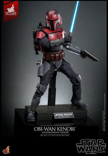 Obi-Wan Kenobi (Mandalorian Armor) - Star Wars: The Clone Wars Hot Toys Exclusive Collectibles 1/6 Scale Action Figure