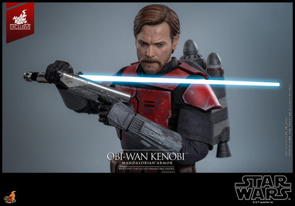 Obi-Wan Kenobi (Mandalorian Armor) - Star Wars: The Clone Wars Hot Toys Exclusive Collectibles 1/6 Scale Action Figure