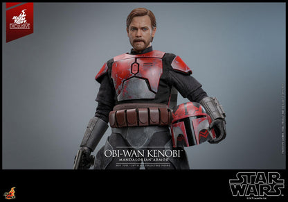 Obi-Wan Kenobi (Mandalorian Armor) - Star Wars: The Clone Wars Hot Toys Exclusive Collectibles 1/6 Scale Action Figure