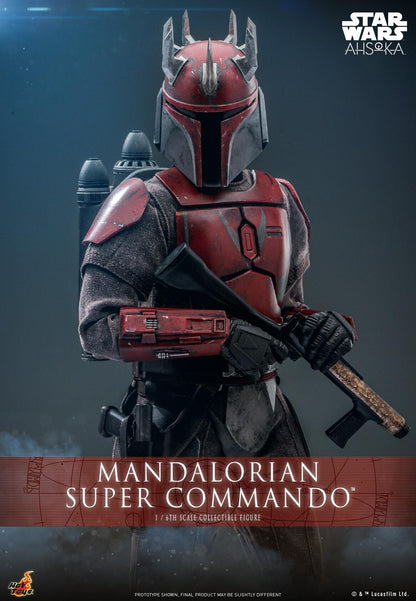 Mandalorian Super Commando - Star Wars: Ahsoka Hot Toys Collectibles 1/6 Scale Action Figure