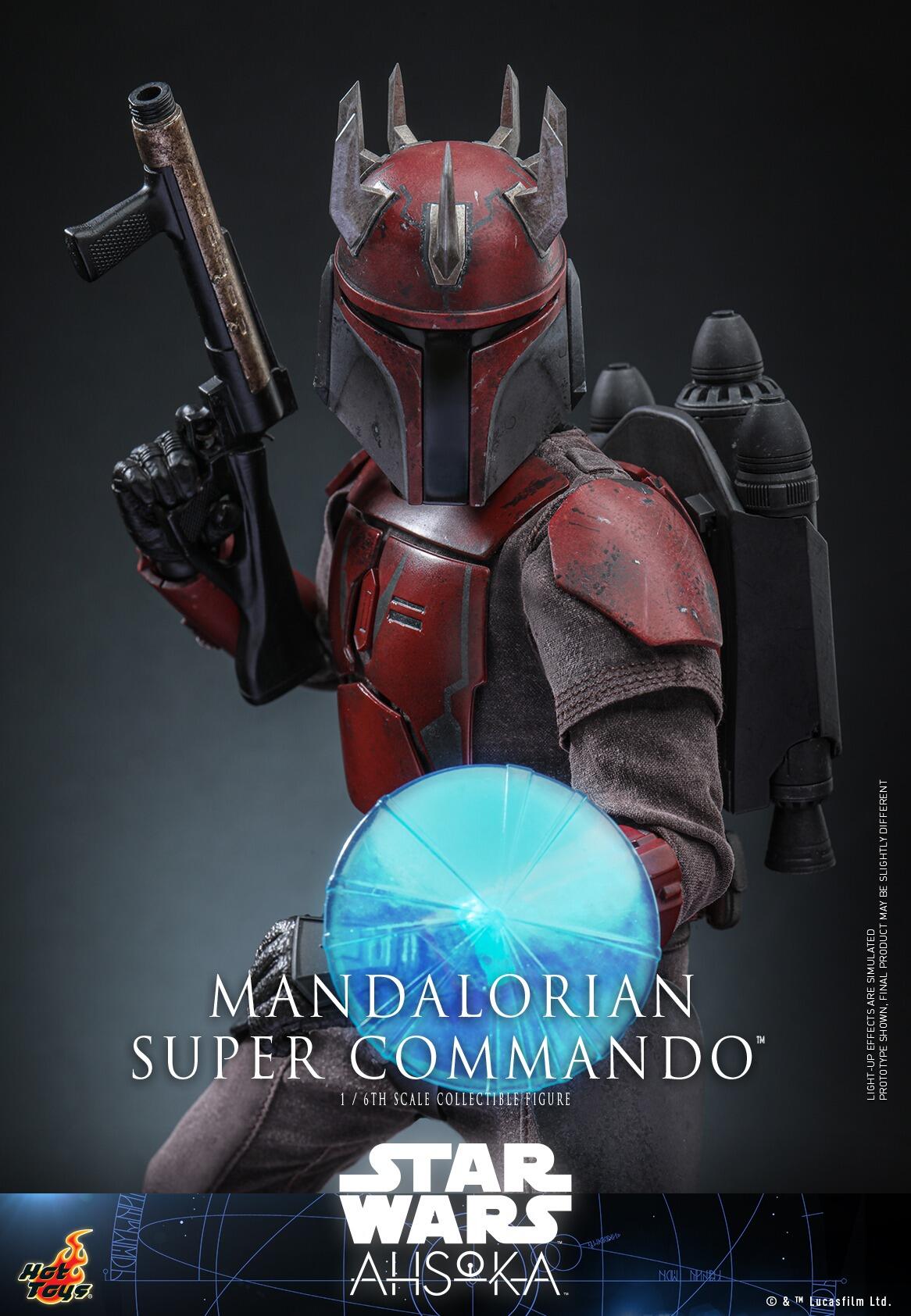 Mandalorian Super Commando - Star Wars: Ahsoka Hot Toys Collectibles 1/6 Scale Action Figure