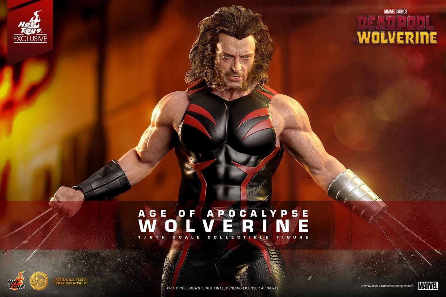 *PRE-ORDER Age of Apocalypse Wolverine (Artisan Edition) - Deadpool & Wolverine Hot Toys Collectibles 1/6 Scale Action Figure