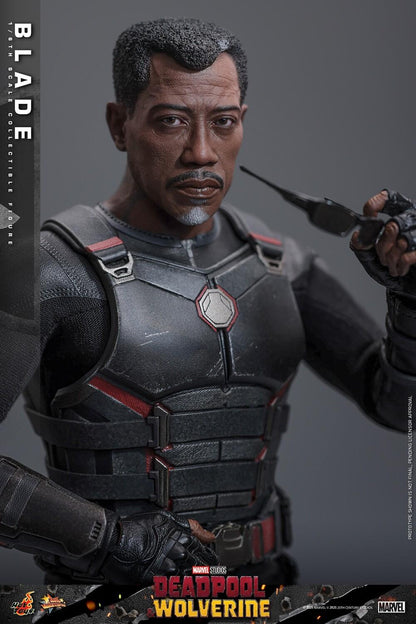Blade - Marvel Deadpool & Wolverine Hot Toys Collectibles 1/6 Scale Action Figure