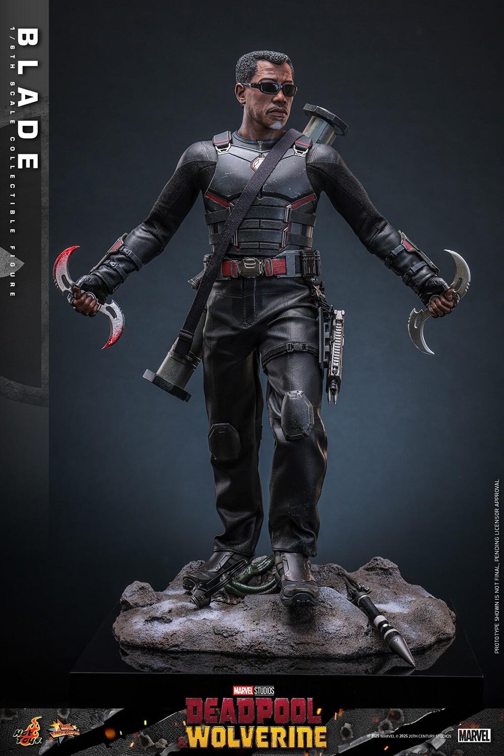 Blade - Marvel Deadpool & Wolverine Hot Toys Collectibles 1/6 Scale Action Figure