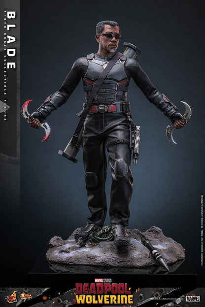Blade - Marvel Deadpool & Wolverine Hot Toys Collectibles 1/6 Scale Action Figure