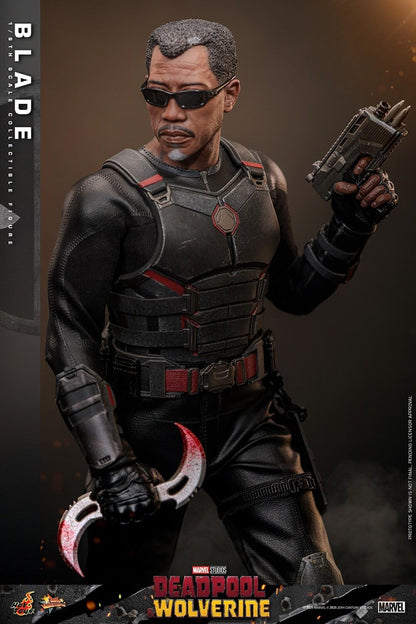 Blade - Marvel Deadpool & Wolverine Hot Toys Collectibles 1/6 Scale Action Figure