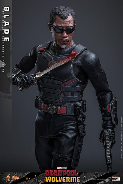 Blade - Marvel Deadpool & Wolverine Hot Toys Collectibles 1/6 Scale Action Figure