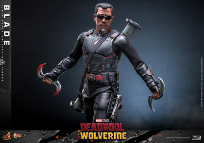Blade - Marvel Deadpool & Wolverine Hot Toys Collectibles 1/6 Scale Action Figure