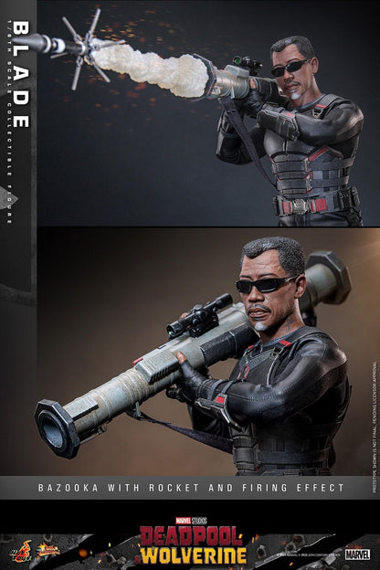 Blade - Marvel Deadpool & Wolverine Hot Toys Collectibles 1/6 Scale Action Figure