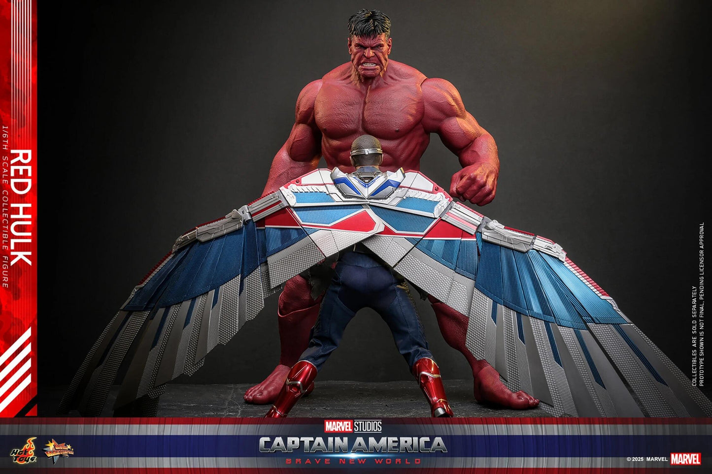 Red Hulk - Marvel Captain America: Brave New World Hot Toys Collectibles 1/6 Scale Action Figure