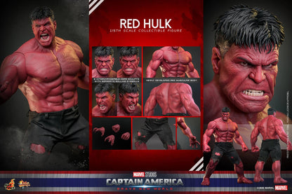 Red Hulk - Marvel Captain America: Brave New World Hot Toys Collectibles 1/6 Scale Action Figure
