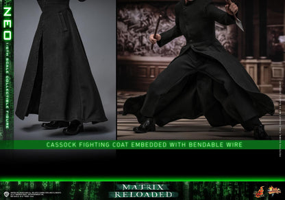 *PRE-ORDER Neo - The Matrix Reloaded Hot Toys Collectibles 1/6 Scale Action Figure