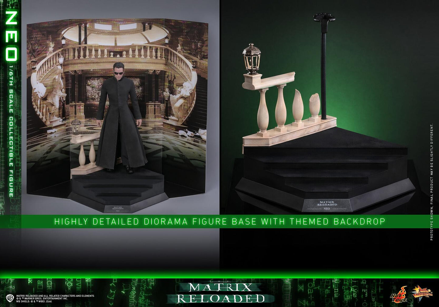 *PRE-ORDER Neo - The Matrix Reloaded Hot Toys Collectibles 1/6 Scale Action Figure