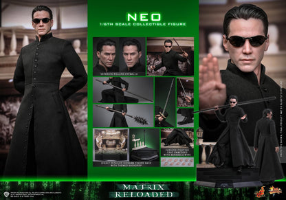 *PRE-ORDER Neo - The Matrix Reloaded Hot Toys Collectibles 1/6 Scale Action Figure