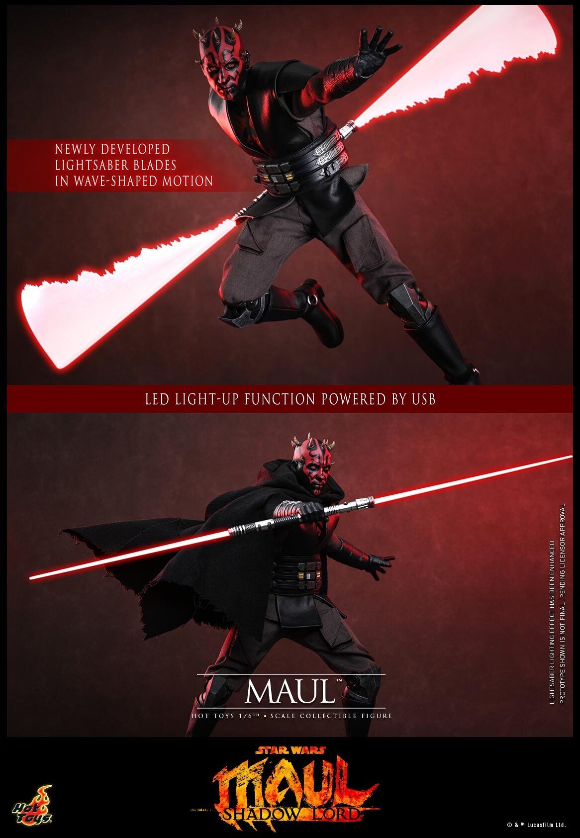 *PRE-ORDER Maul - Star Wars Maul: Shadow Lord Hot Toys Collectibles 1/6 Scale Action Figure