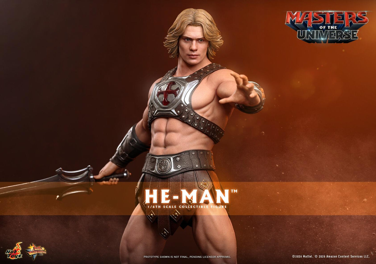 *PRE-ORDER He-Man - Masters Of The Universe Hot Toys Collectibles 1/6 Scale Action Figure