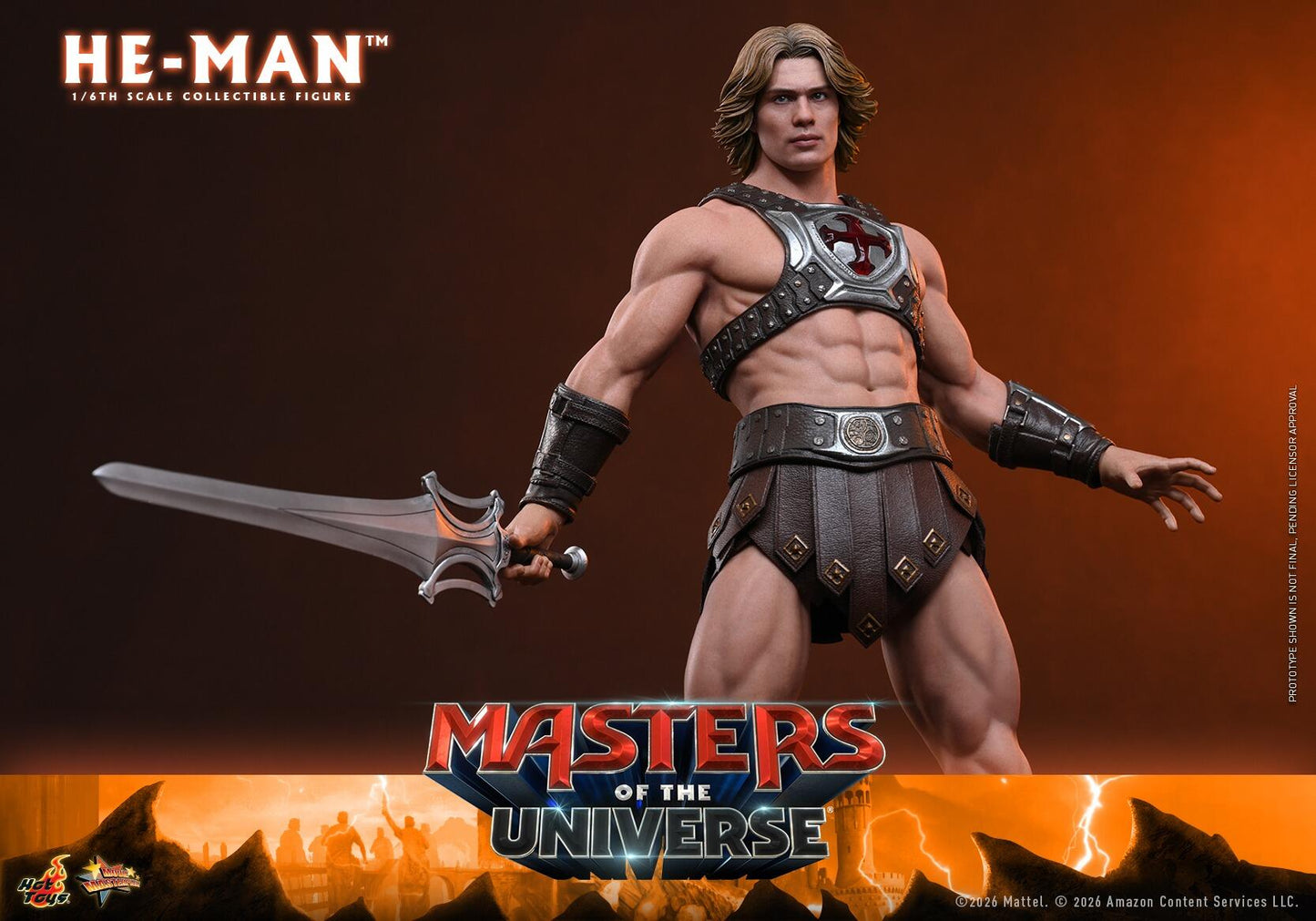 *PRE-ORDER He-Man - Masters Of The Universe Hot Toys Collectibles 1/6 Scale Action Figure