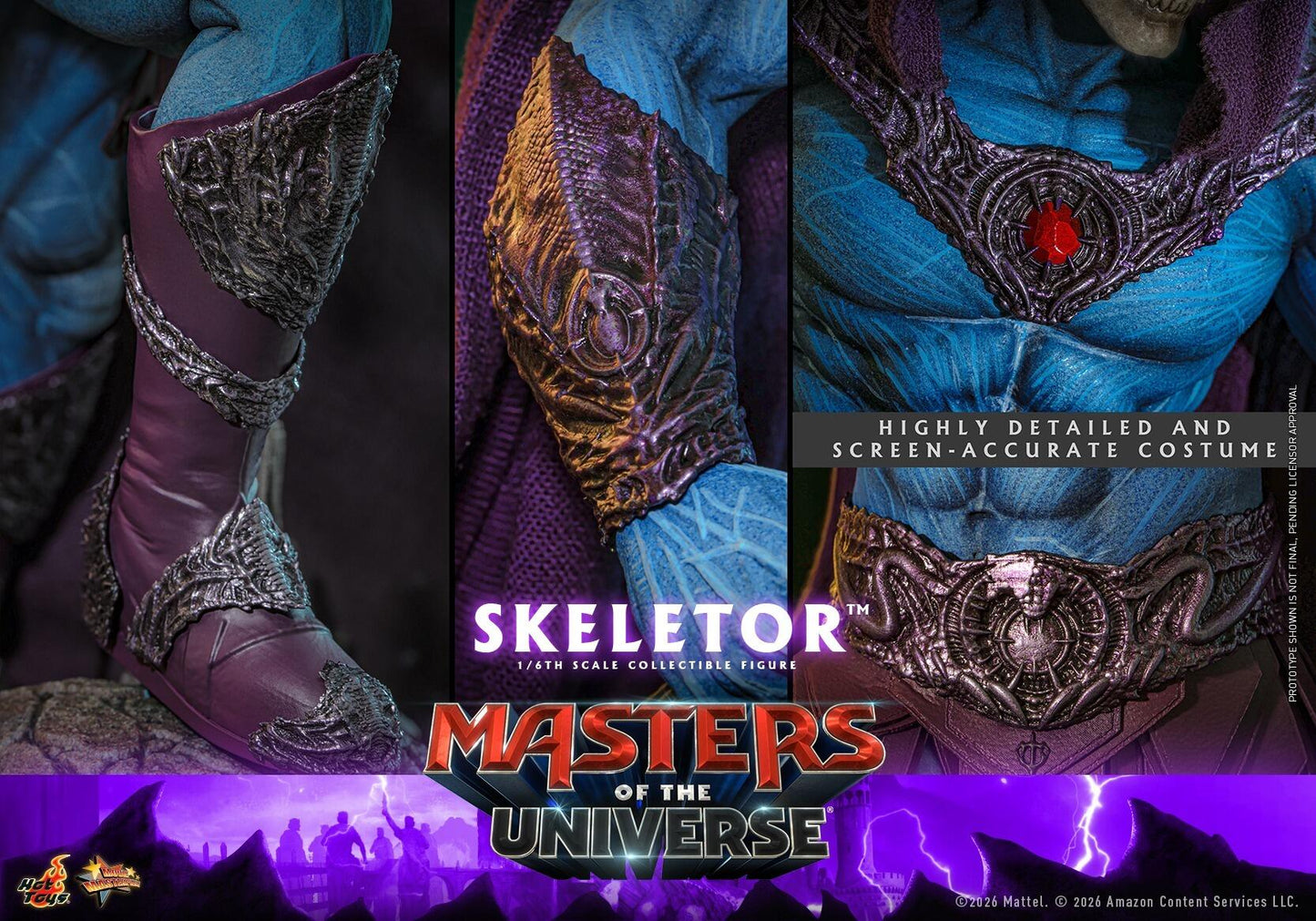 *PRE-ORDER Skeletor - Masters Of The Universe Hot Toys Collectibles 1/6 Scale Action Figure