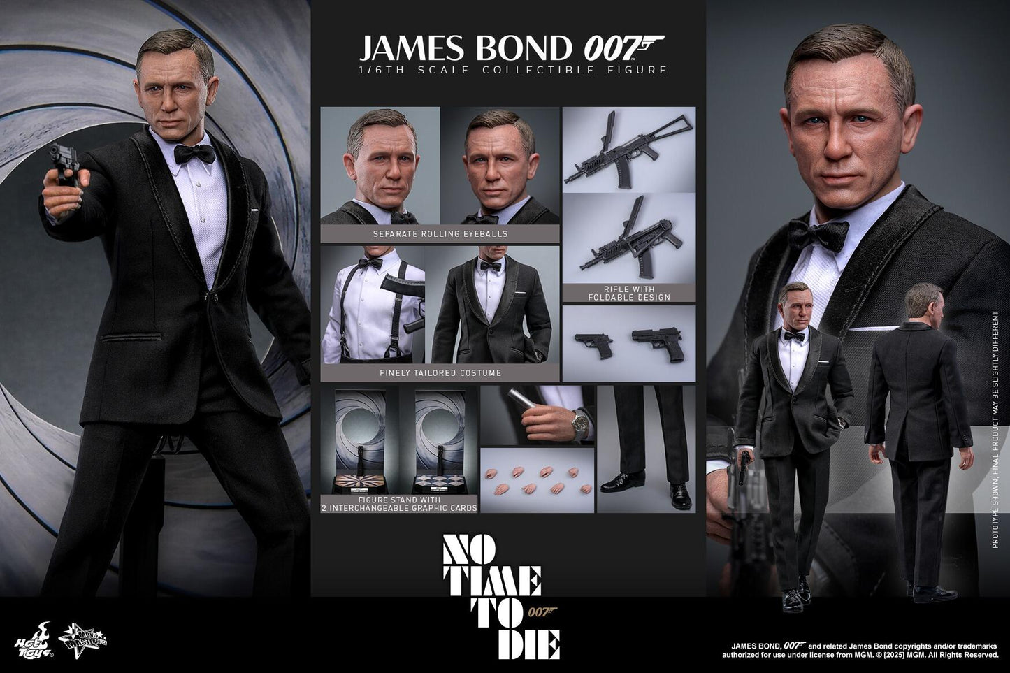 James Bond - James Bond: No Time To Die Hot Toys Collectibles 1/6 Scale Action Figure