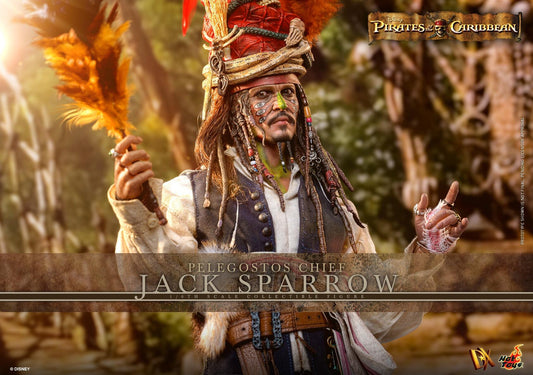 *PRE-ORDER Pelegostos Chief Jack Sparrow - Pirates of the Caribbean: Dead Man's Chest Hot Toys Collectibles 1/6 Scale Action Figure