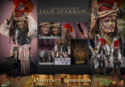 *PRE-ORDER Pelegostos Chief Jack Sparrow - Pirates of the Caribbean: Dead Man's Chest Hot Toys Collectibles 1/6 Scale Action Figure