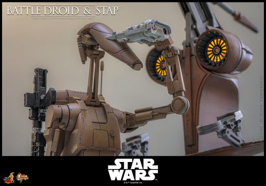 *PRE-ORDER B1 Battle Droid & STAP - Star Wars: The Phantom Menace Hot Toys Collectibles 1/6 Scale Action Figure