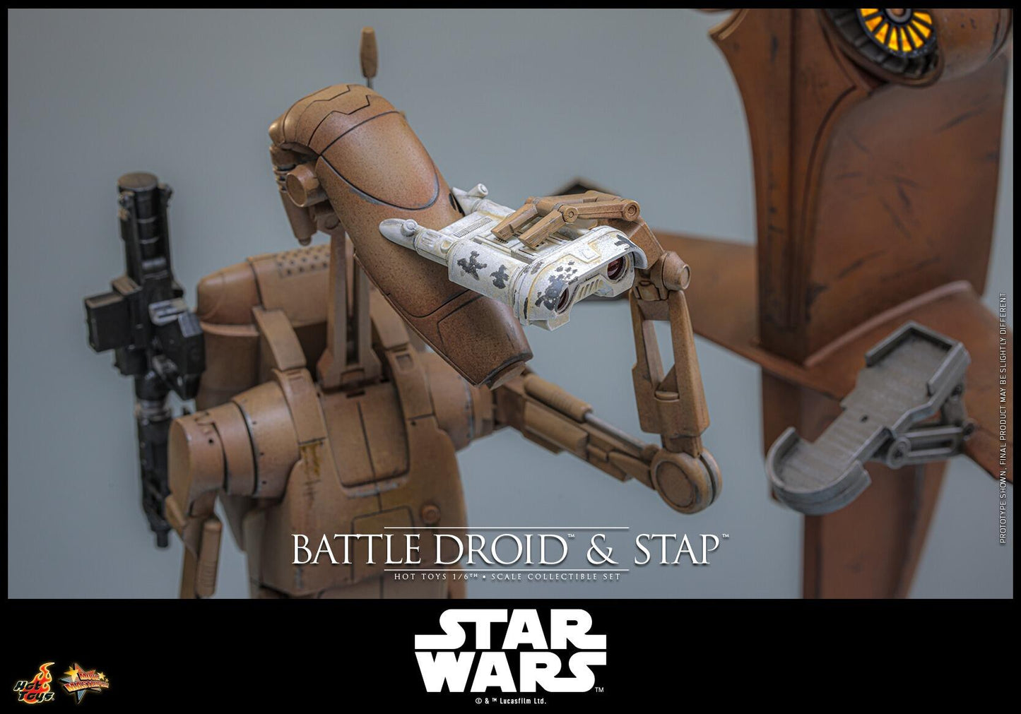 *PRE-ORDER B1 Battle Droid & STAP - Star Wars: The Phantom Menace Hot Toys Collectibles 1/6 Scale Action Figure
