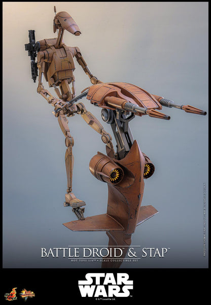 *PRE-ORDER B1 Battle Droid & STAP - Star Wars: The Phantom Menace Hot Toys Collectibles 1/6 Scale Action Figure
