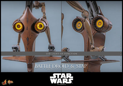 *PRE-ORDER B1 Battle Droid & STAP - Star Wars: The Phantom Menace Hot Toys Collectibles 1/6 Scale Action Figure