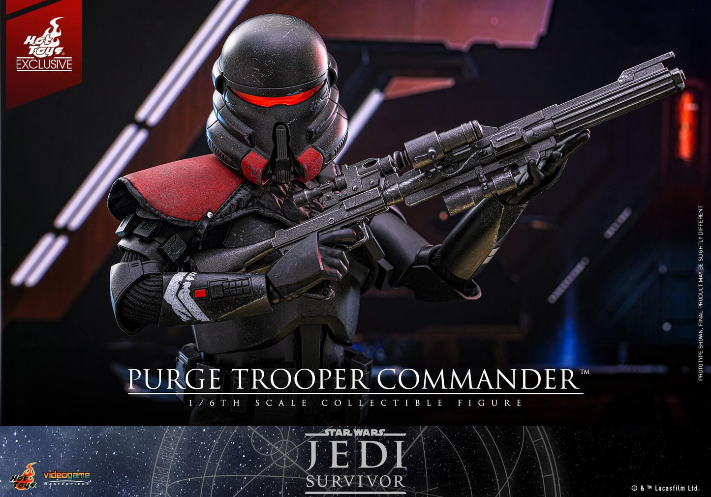 Purge Trooper Commander - Star Wars: Jedi Survivor Hot Toys Exclusive Collectibles 1/6 Scale Action Figure
