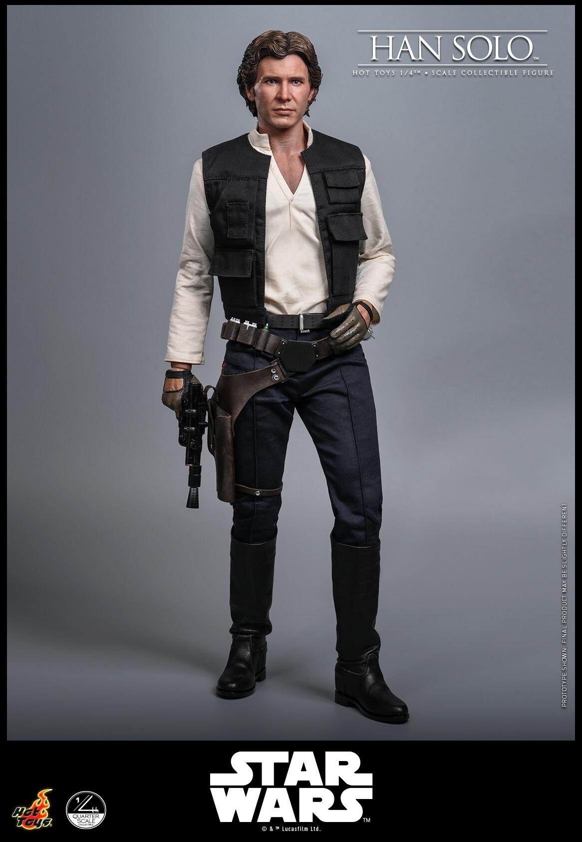*PRE-ORDER Han Solo - Star Wars IV: A New Hope Hot Toys Collectibles 1/4 Scale Action Figure