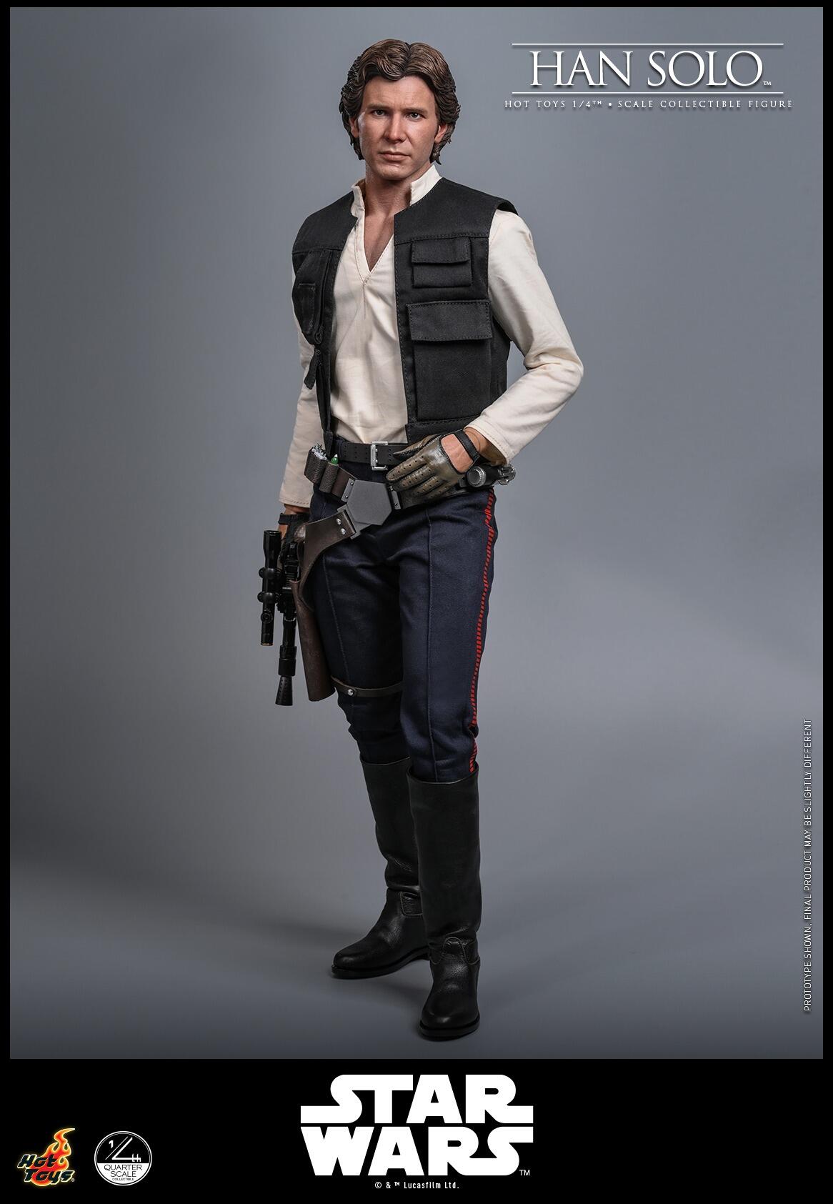 *PRE-ORDER Han Solo - Star Wars IV: A New Hope Hot Toys Collectibles 1/4 Scale Action Figure