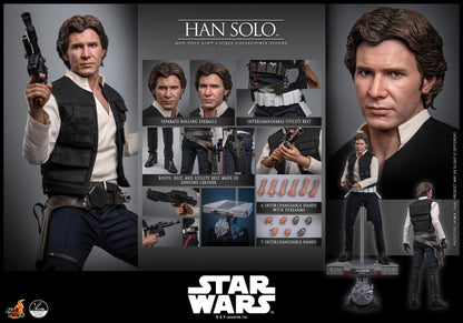 *PRE-ORDER Han Solo - Star Wars IV: A New Hope Hot Toys Collectibles 1/4 Scale Action Figure