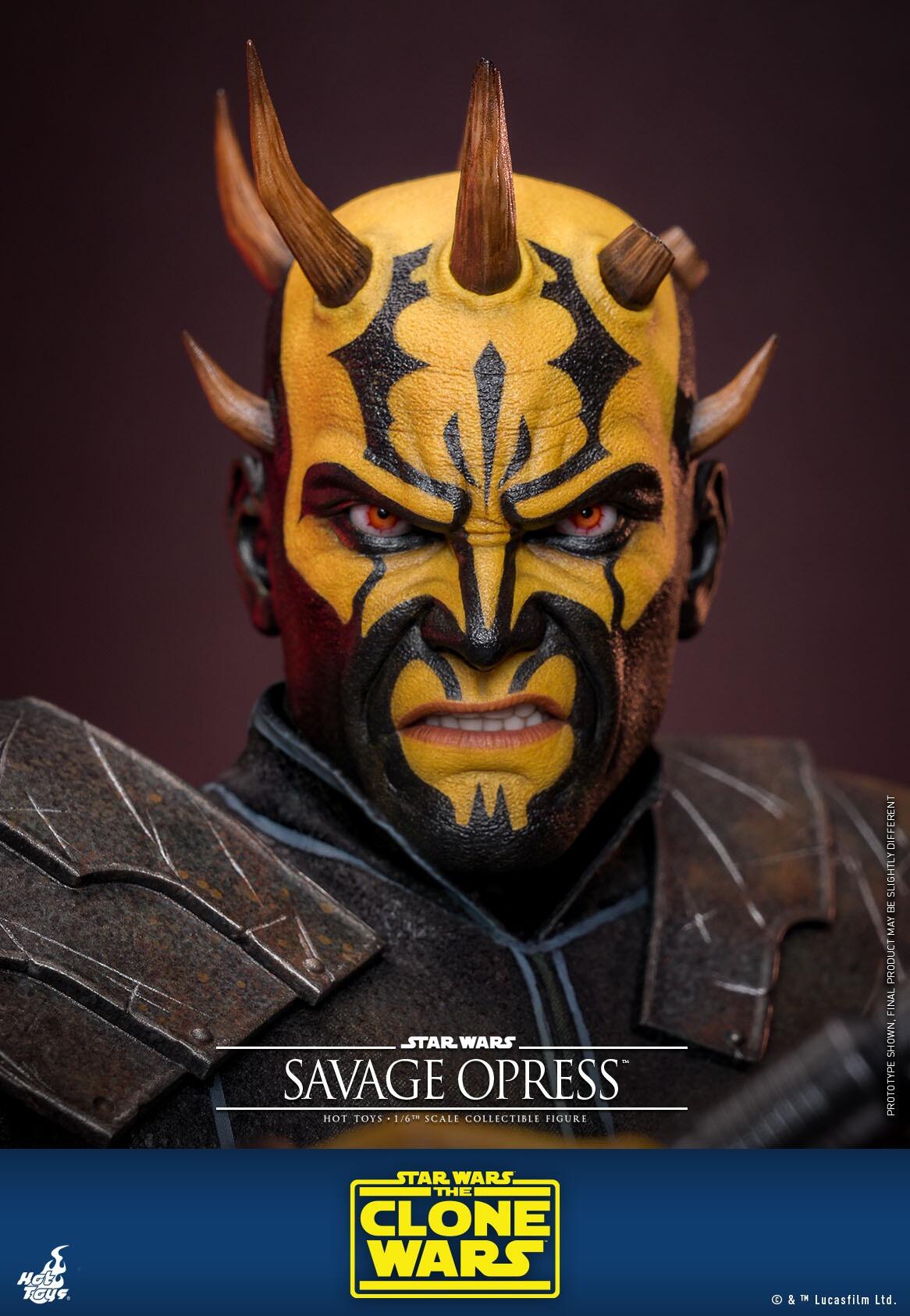 Savage Opress - Star Wars: The Clone Wars Hot Toys Collectibles 1/6 Scale Action Figure