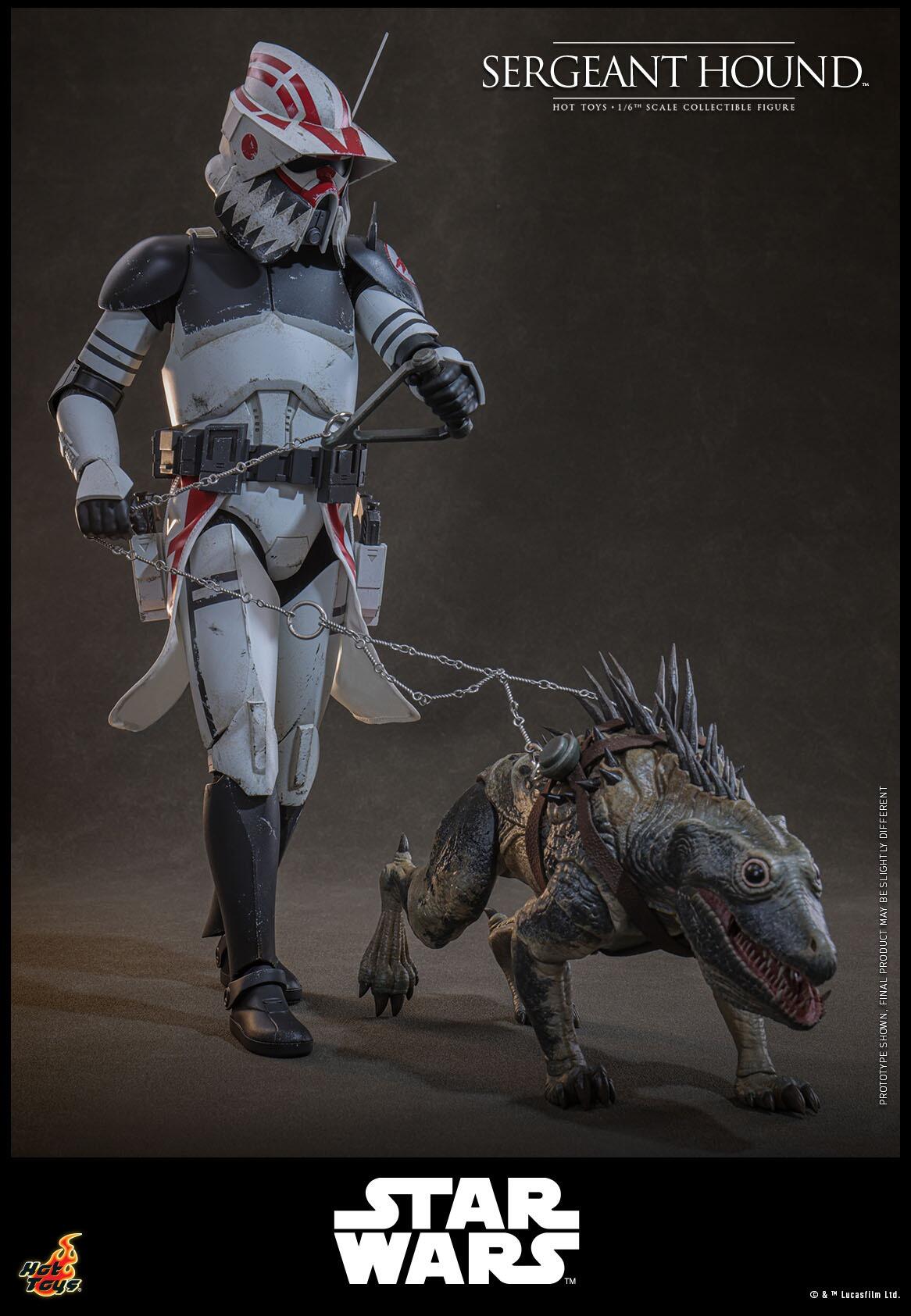 *PRE-ORDER Sergeant Hound - Star Wars: The Clone Wars Hot Toys Collectibles 1/6 Scale Action Figure