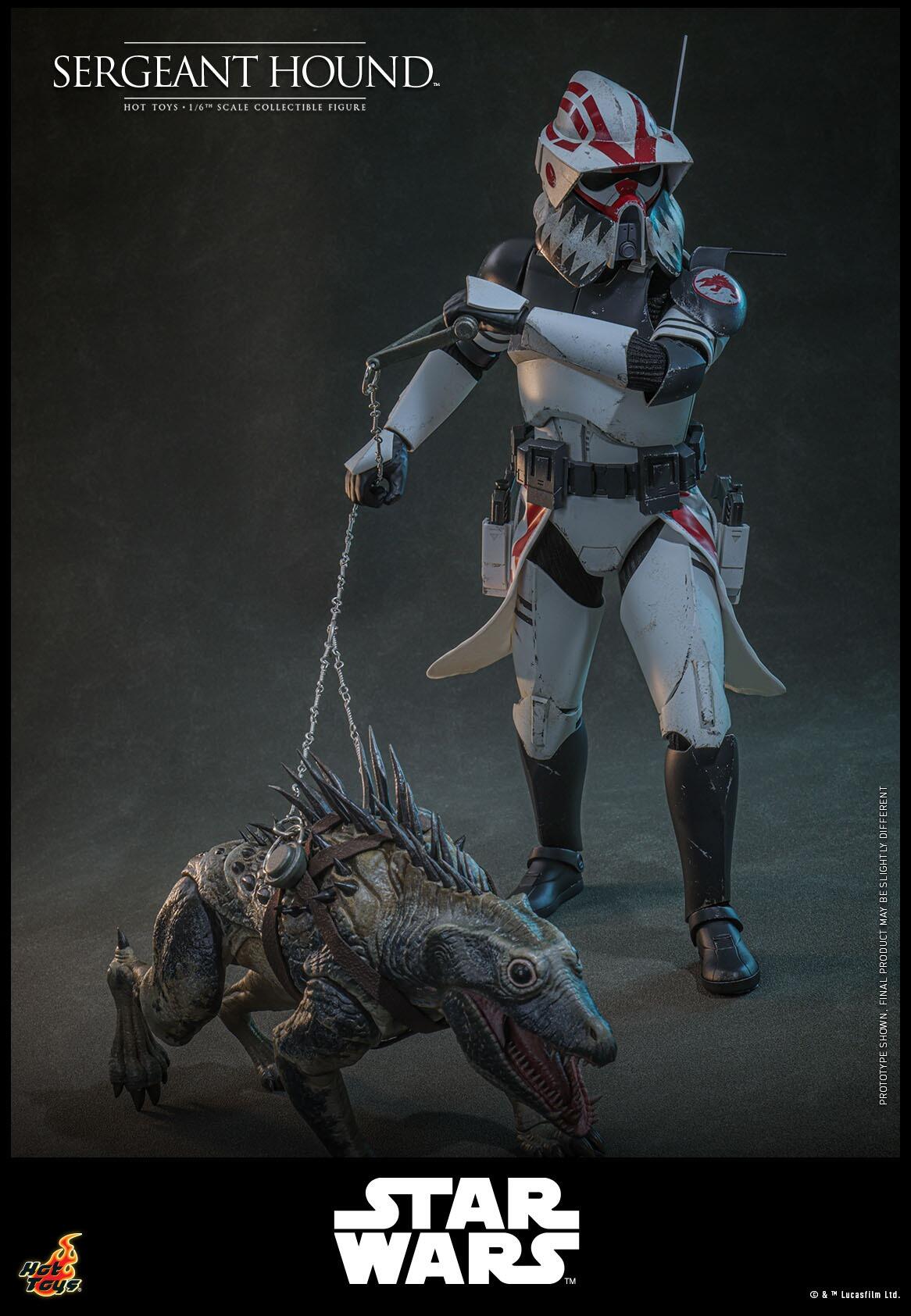 *PRE-ORDER Sergeant Hound - Star Wars: The Clone Wars Hot Toys Collectibles 1/6 Scale Action Figure